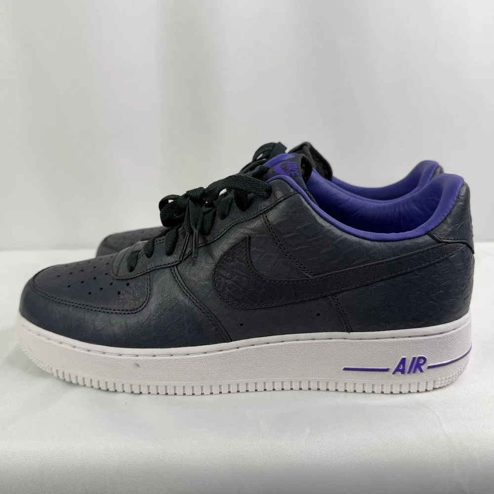 Nike Air Force 1‎ Low Premium Anthracite Court Purple 318775-021 Mens 12
